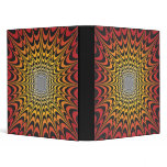 Psychedelic Radial Design: Custom Binder