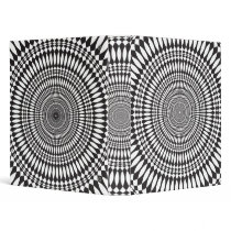 Psychedelic Radial Design: Custom Binder