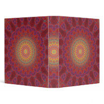 Psychedelic Radial Design: Custom Binder