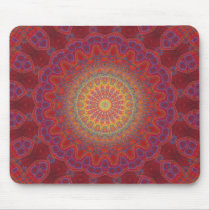 Psychedelic Radial Pattern: Mousepad