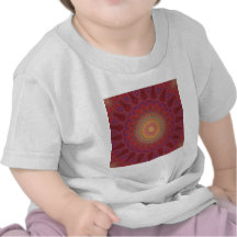 Psychedelic Radial Pattern: Tees