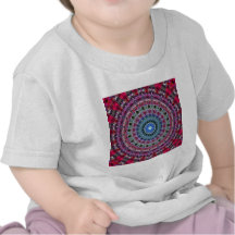Psychedelic Radial Pattern: Tshirt