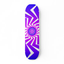 Psychedelic Radial Pattern: Vector Art: Skateboard by spiritswitchboard Psychedelic Radial Pattern: Vector Art: Skateboard