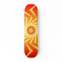 Psychedelic Radial Pattern: Vector Art: Skateboard by spiritswitchboard Psychedelic Radial Pattern: Vector Art: Skateboard