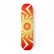 Psychedelic Radial Pattern: Vector Art: Skateboard by spiritswitchboard Psychedelic Radial Pattern: Vector Art: Skateboard
