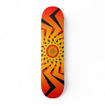 Psychedelic Radial Pattern: Vector Art: Skateboard by spiritswitchboard Psychedelic Radial Pattern: Vector Art: Skateboard