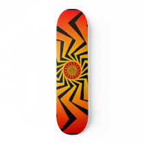 Psychedelic Radial Pattern: Vector Art: Skateboard by spiritswitchboard Psychedelic Radial Pattern: Vector Art: Skateboard