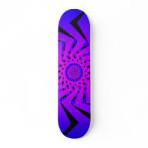 Psychedelic Radial Pattern: Vector Art: Skateboard by spiritswitchboard Psychedelic Radial Pattern: Vector Art: Skateboard