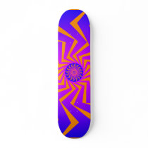 Psychedelic Radial Pattern: Vector Art: Skateboard by spiritswitchboard Psychedelic Radial Pattern: Vector Art: Skateboard