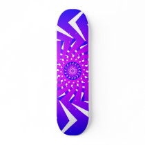 Psychedelic Radial Pattern: Vector Art: Skateboard