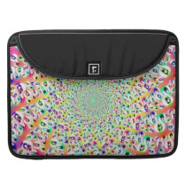 Psychedelic Rainbow Eyes Mandala MacBook Pro Sleeves