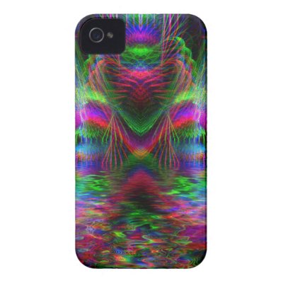 Psychedelic Rainbow LoveHearts CaseMate iPhone 4 casematecase