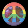 Psychedelic RainBow Peace Symbol