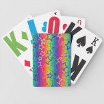 Psychedelic Rainbow Stars Bicycle Card Deck