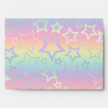 Psychedelic Rainbow Stars envelopes