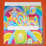 psychedelic, envelopes, stationery, office, paper,