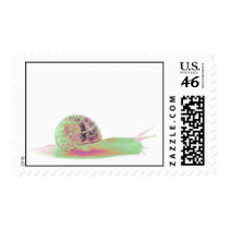 Psychedelic Snail Mail Stamps