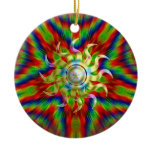 Psychedelic Solar Star Ornament