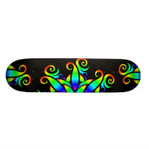 Psychedelic Sphere Spiral skateboards