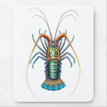 Psychedelic Spiny Lobster Mousepad