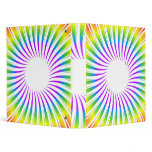 Psychedelic Spiral Design: Custom Binder