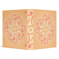 Psychedelic Spiral Design: Custom Binder