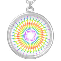 Psychedelic Spiral Pattern: Necklace