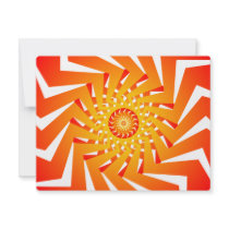 Psychedelic Spiral Pattern: Vector Art: Invitation