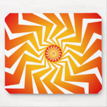 Psychedelic Spiral Pattern: Vector Art: Mousepad