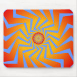 Psychedelic Spiral Pattern: Vector Art: Mousepad Psychedelic Spiral Pattern: Vector Art: Mousepad
