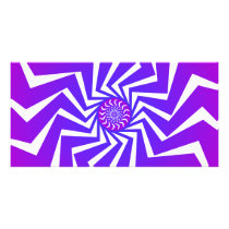 Psychedelic Spiral Pattern: Vector Art: photo cards