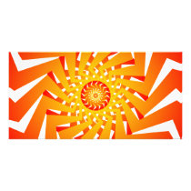 Psychedelic Spiral Pattern: Vector Art: photo cards