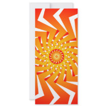 Psychedelic Spiral Pattern: Vector Art: rack cards