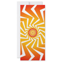 Psychedelic Spiral Pattern: Vector Art: rack cards
