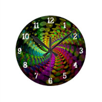Psychedelic Spiral: Wall Clock wall clocks