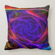 "Psychedelic Spirals" Psychedelic Abstract Pillow pillows