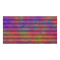 Psychedelic Stripes Photo Card Template