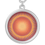 Psychedelic Sun: Abstract Art: Necklace
