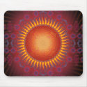 Psychedelic Sun: Spiral Fractal Design: Mousepad by spiritswitchboard Psychedelic Sun: Spiral Fractal Design: Mousepad
