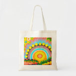 Psychedelic Sunset Budget Bag or Tote
