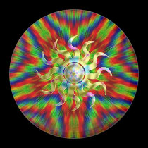 Psychedelic Sunshine Magnet