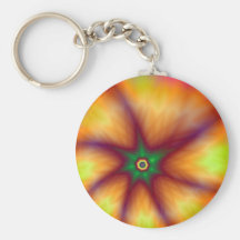 Psychedelic Supernova Keychain