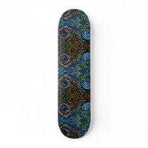 Psychedelic Swirls Pattern Skateboard