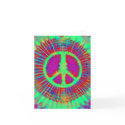 Psychedelic Tie-Dye Peace Sign cards
