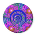 Psychedelic Time Warp magnets