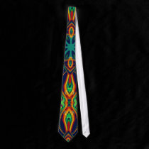 Psychedelic Tribal Fashion neck Tie ties