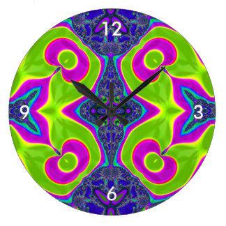 Trippy Wall Clocks | Zazzle