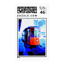 Psychedelic Trolley postage by marksmallwood Psychedelic Trolley postage
