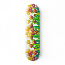 Psychedelic Tulips Skateboard