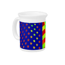 Psychedelic US FLAG Pitcher